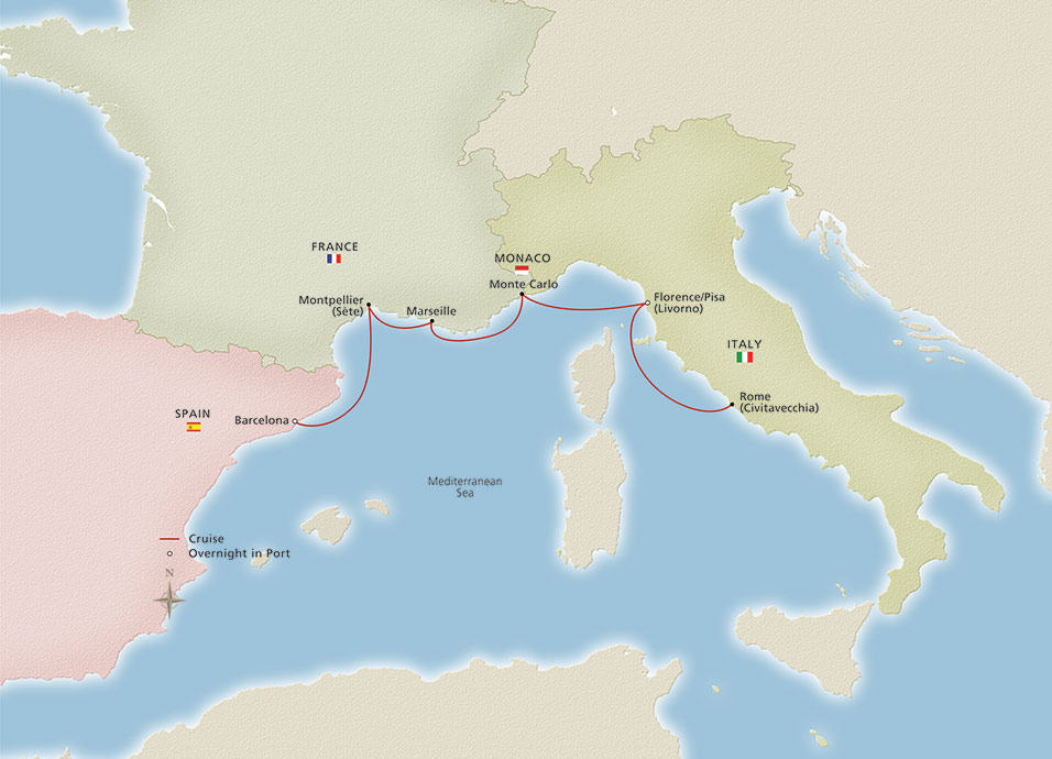 iconic western mediterranean cruise