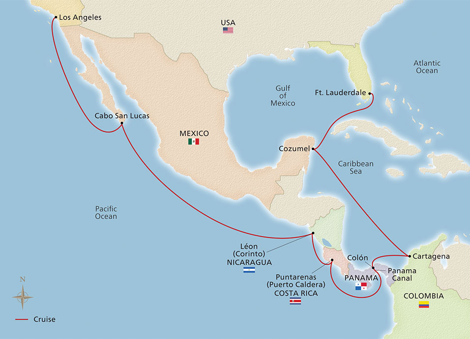Panama Canal & Coastal Holiday - Ft. Lauderdale to Los Angeles - Cruise