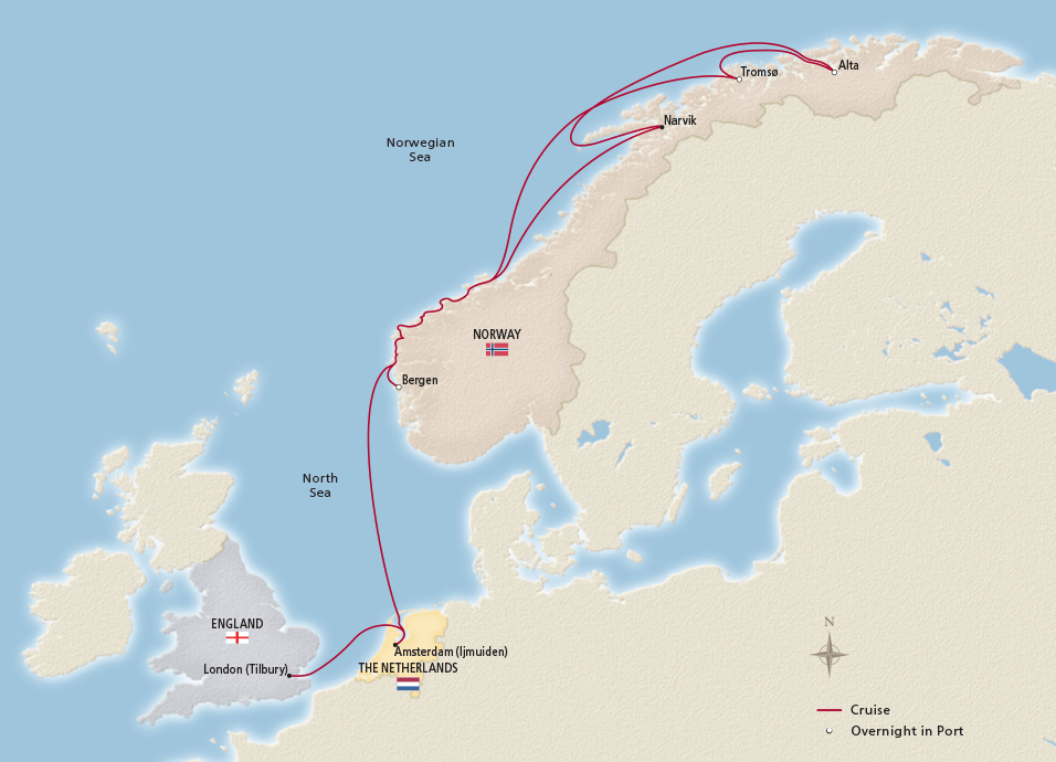 Northern Lights Scandinavian Cruises 2023 From Southampton